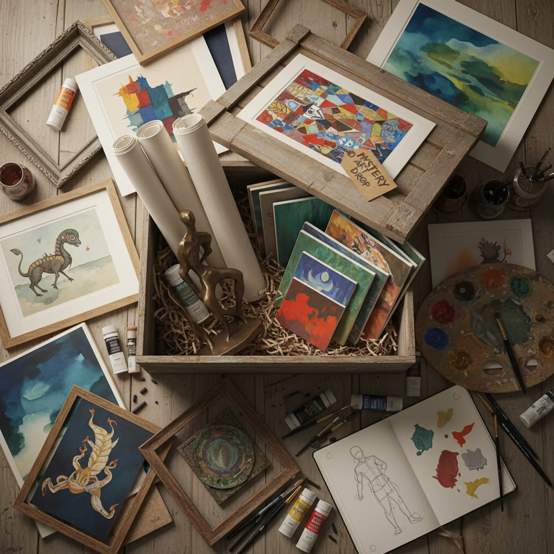 Unboxing CRAZY Art DEALS! 😱 FLASH SALE! 🎨